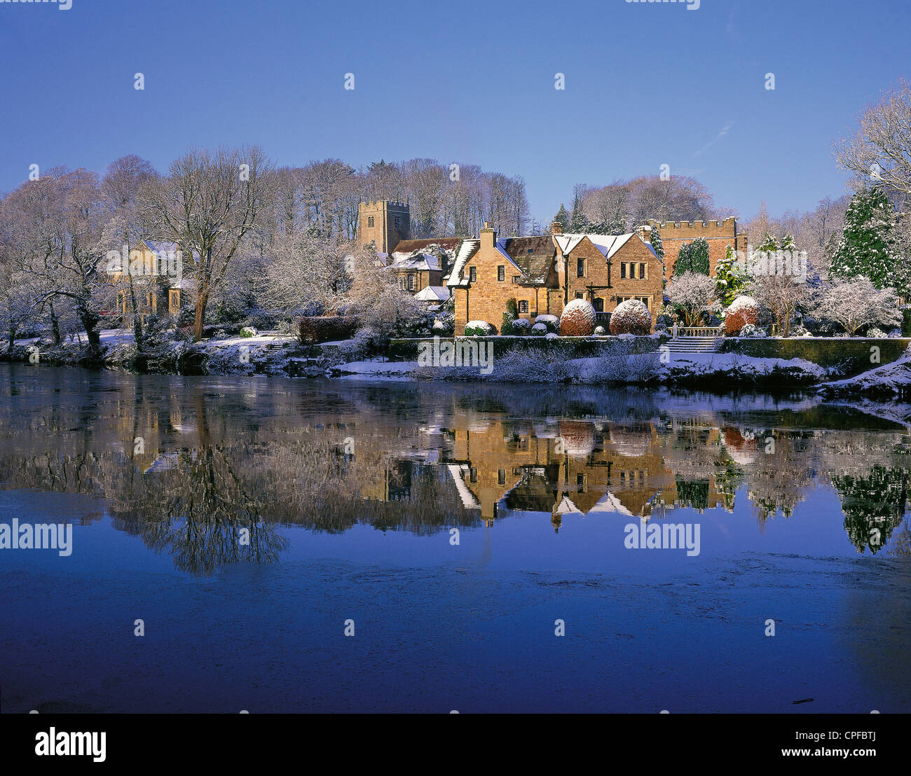 The village of Halton on the River Lune near Lancaster, Lancashire