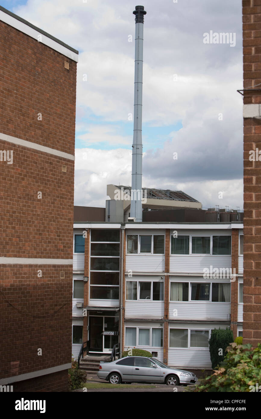 The Coventry incinerator next to Whitely village, run by the Coventry & Solihull Waste Disposal Company, Bar Road, Coventry Stock Photo