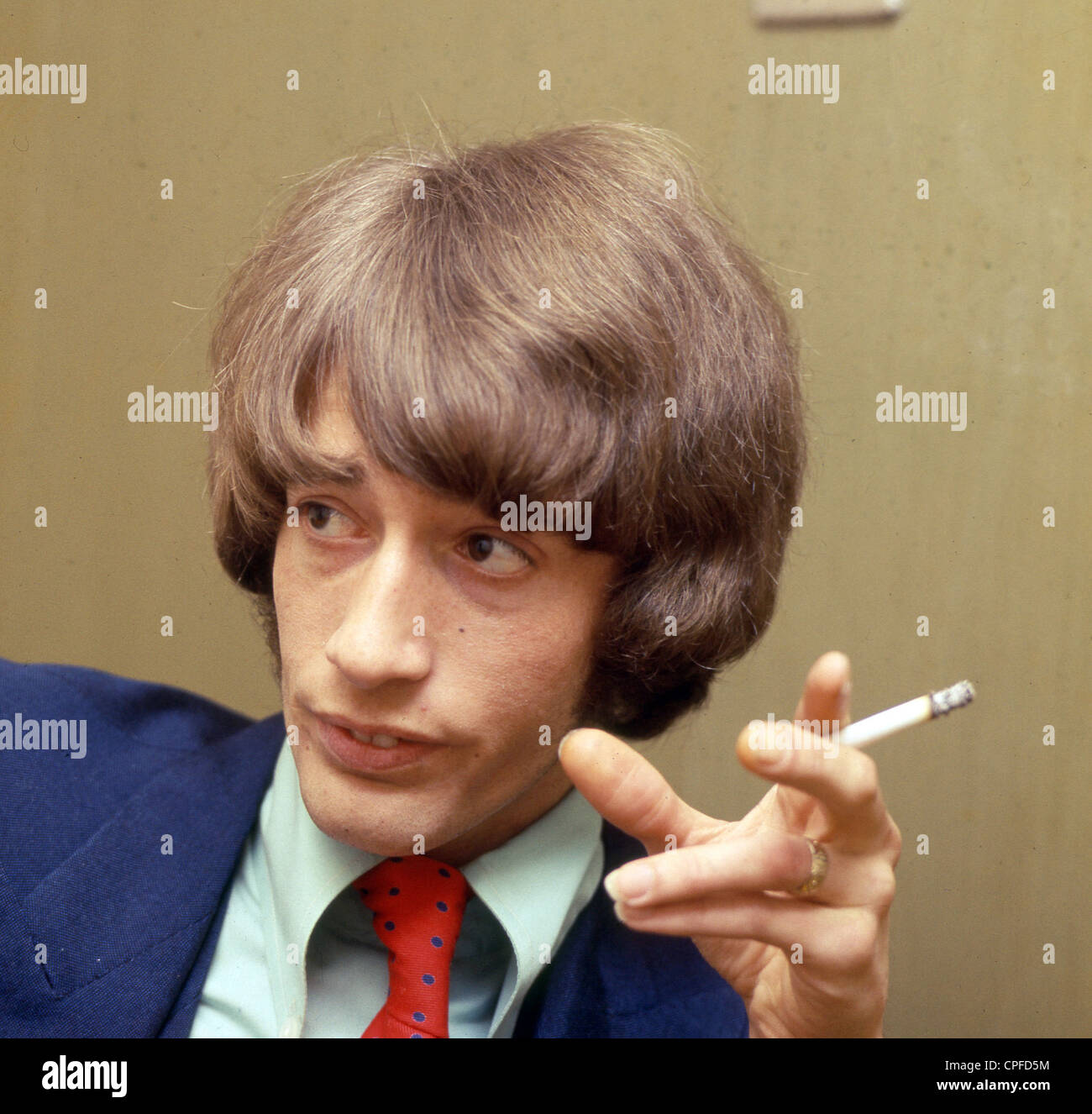 BEE GEES - Robin Gibb in  1968. Photo Tony Gale Stock Photo