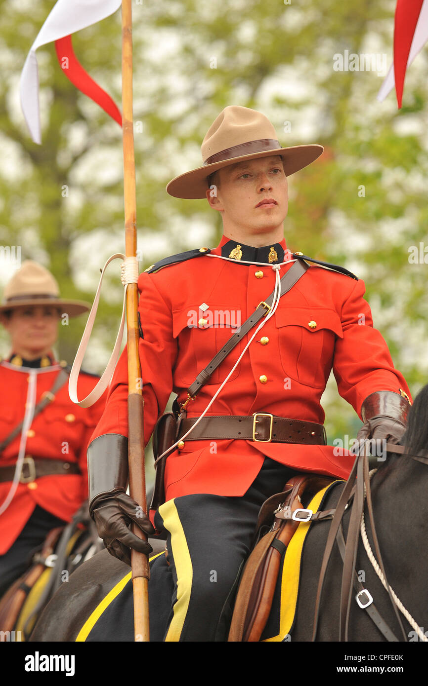 canadian mounties Stock Photo