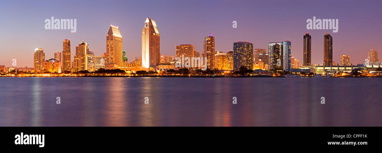 San Diego skyline panorama. Stock Photo