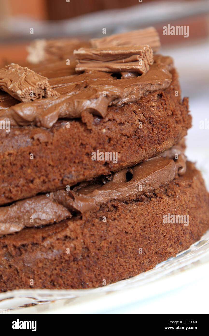 Chocolate cake Stock Photo