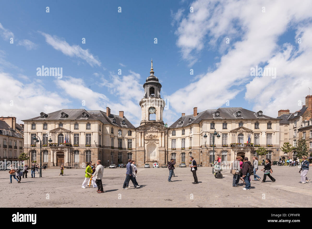 Place de la Mairie, Rennes, Brittany, France. Stock Photo