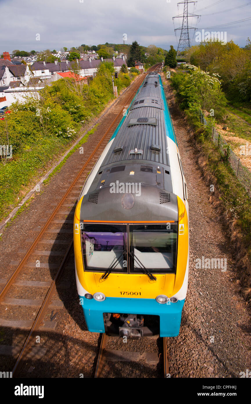 Llanfair Pg Station Llanfair Pg Anglesey North Wales Uk Ariva Passing