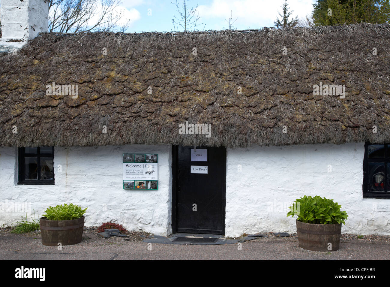 Glencoe and north lorn folk museum highlands scotland uk Stock Photo