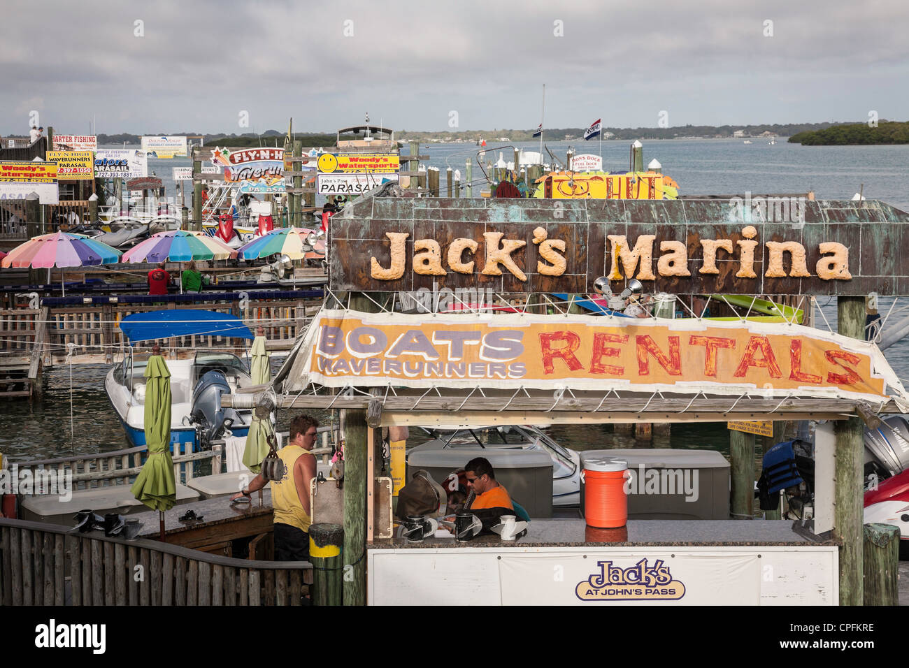 John's Pass Village, Madeira Beach, Florida Stock Photo Alamy