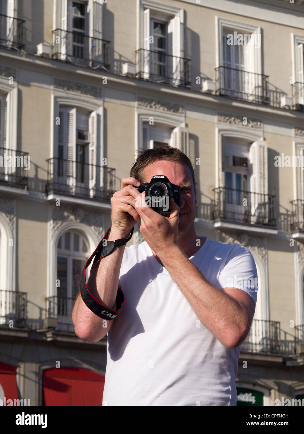 Taking photo man using hi-res stock photography and images - Alamy