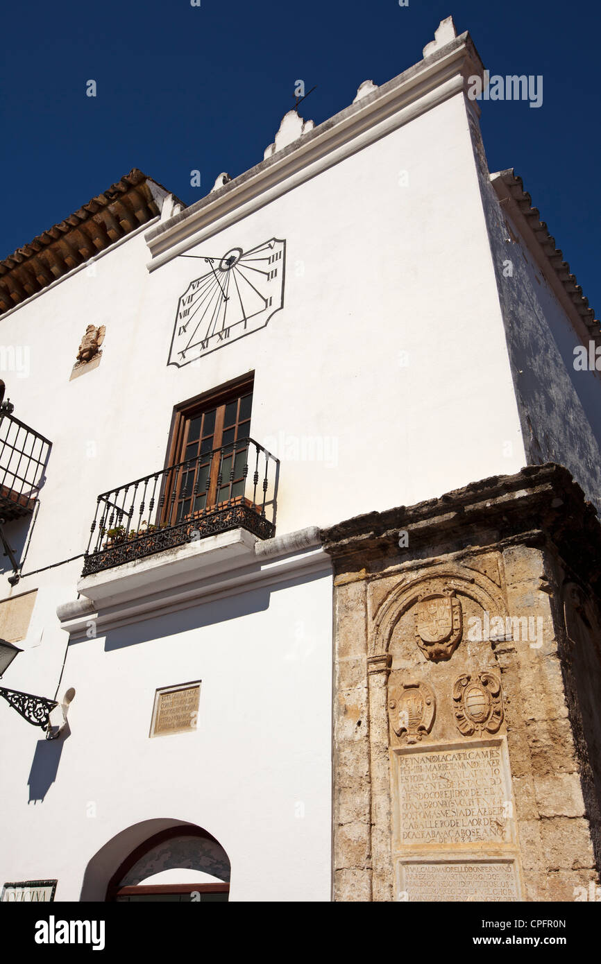 Town hall in the old town Marbella Malaga Costa del Sol Andalusia Spain Stock Photo