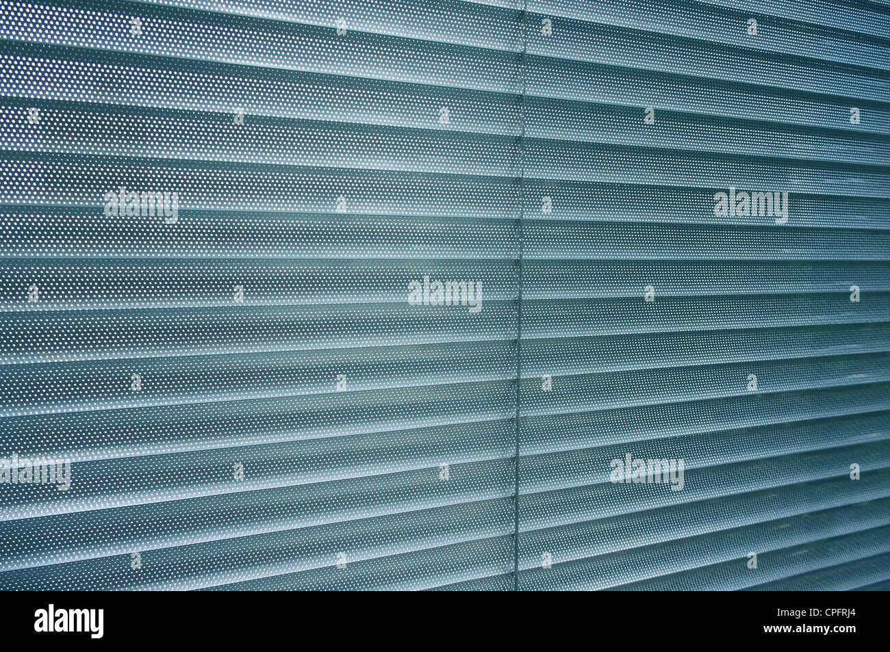 closeup modern aluminum Shutter Blinds Stock Photo Alamy
