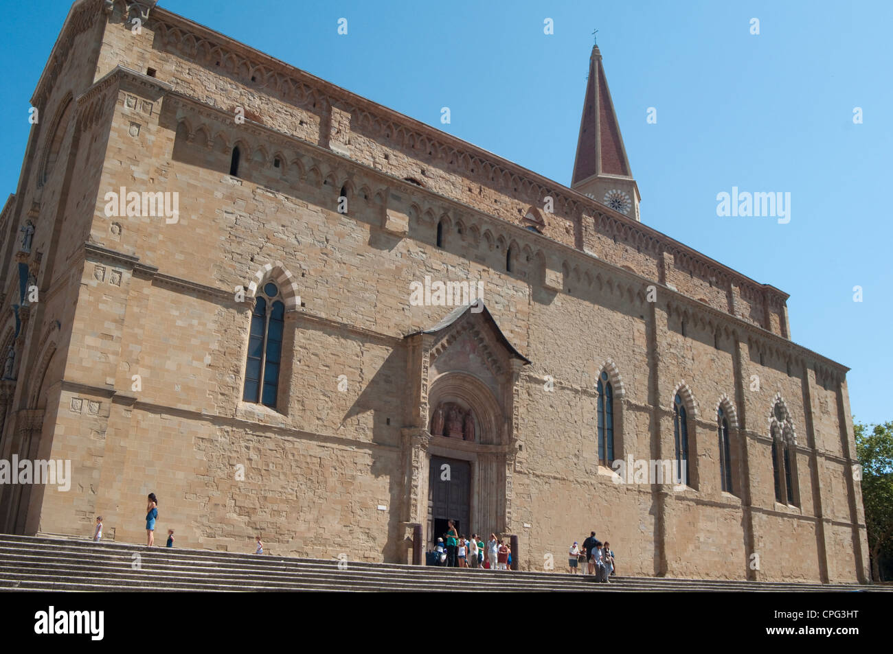 Italy, Tuscany, Arezzo, San Donato Cathedral Stock Photo Alamy