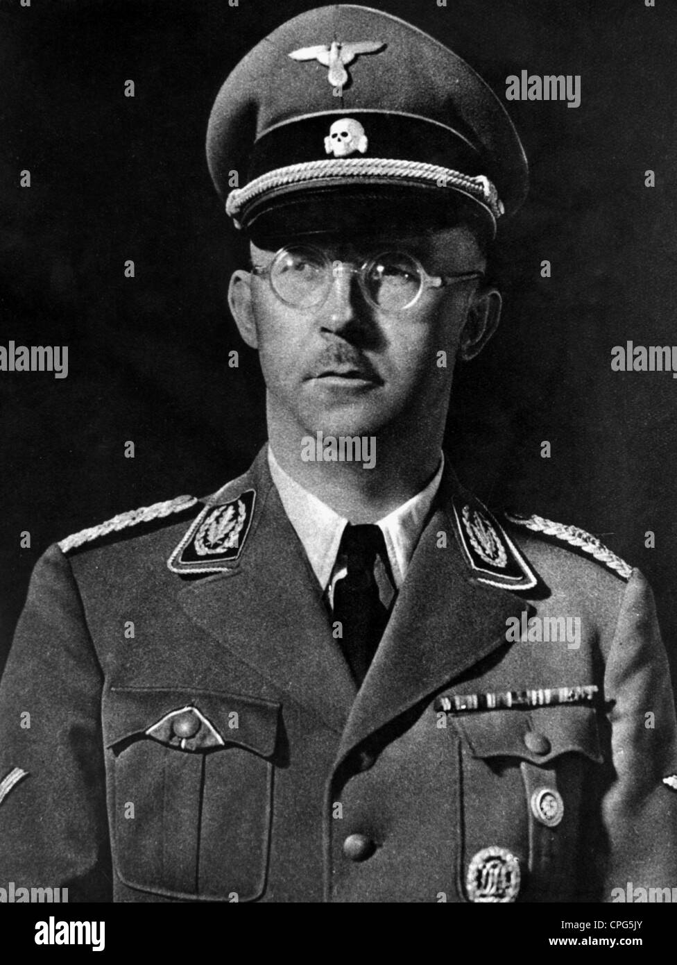 Himmler, Heinrich, 7.10.1900 - 23.5.1945, German politician, Reichsfuehrer-SS 6.1.1929 - 24.4.1945, Chief of the German Police 17.6.1936 - 24.4.1945, portrait, supplement to 'Voelkischer Beobachter',1940, Stock Photo