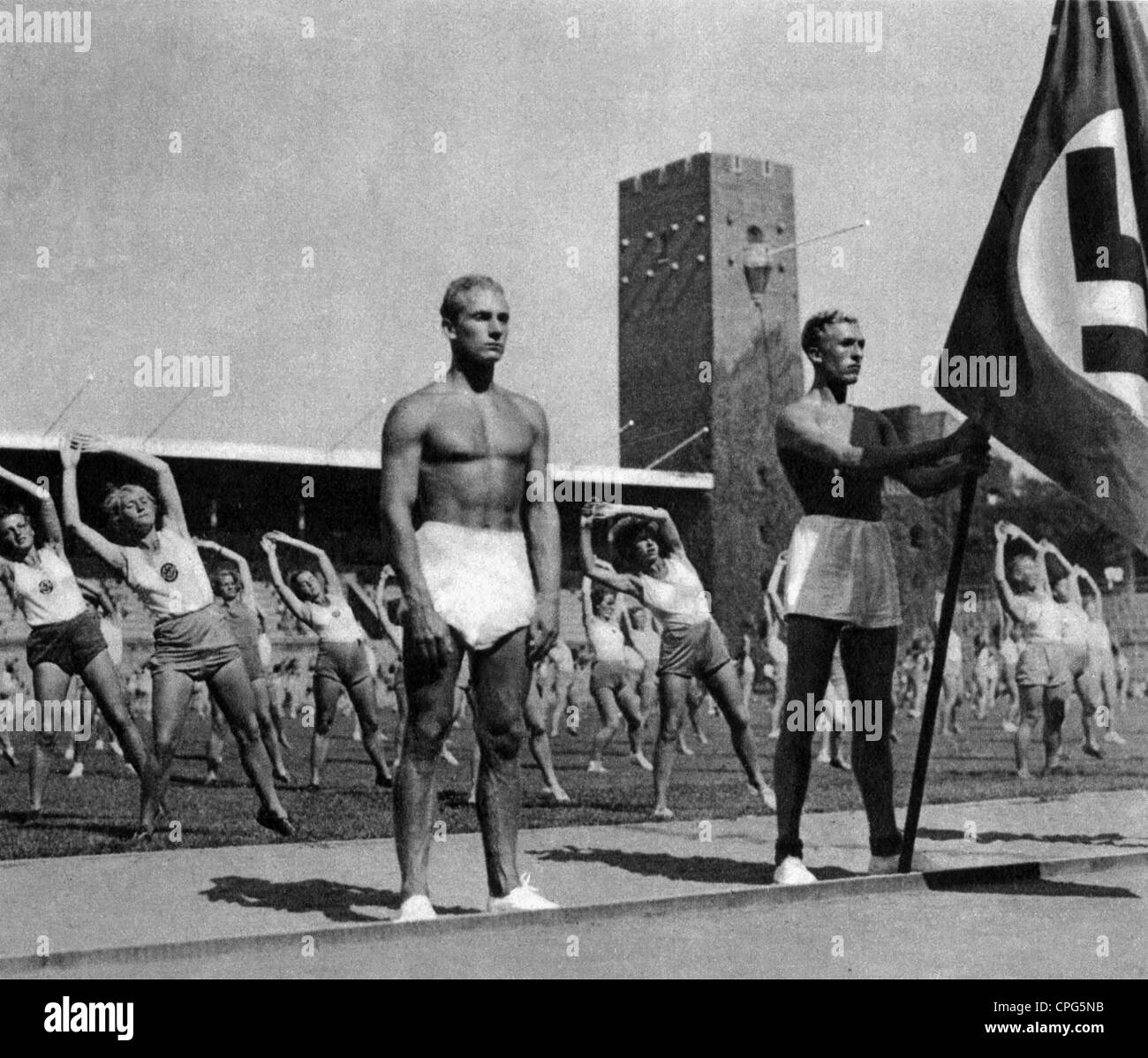 sports, gymnastics, German gymnasts, 1930s, Additional-Rights-Clearences-Not Available Stock Photo