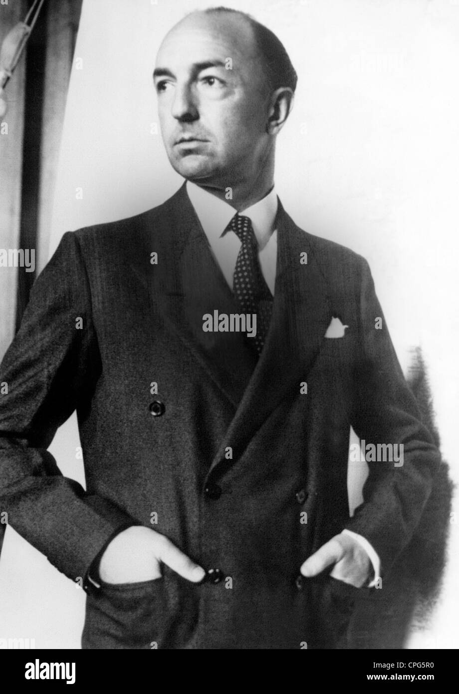 Profumo, John Dennis, 30.1.1915 - 10.3.2006, British politician, (conservative), (Tories), half length, 1950s, Stock Photo