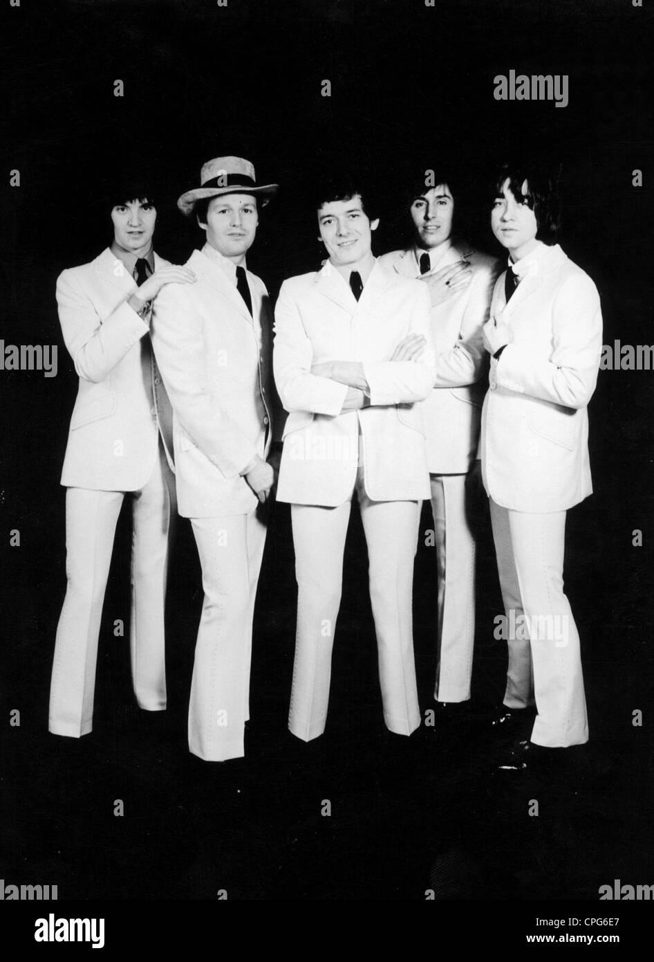 Hollies, The, British pop group, founded: 1962, band members: Eric Haydock, Allan Clarke, Graham Nash, Bobby Elliot and Tony Hicks, 1960s, Stock Photo
