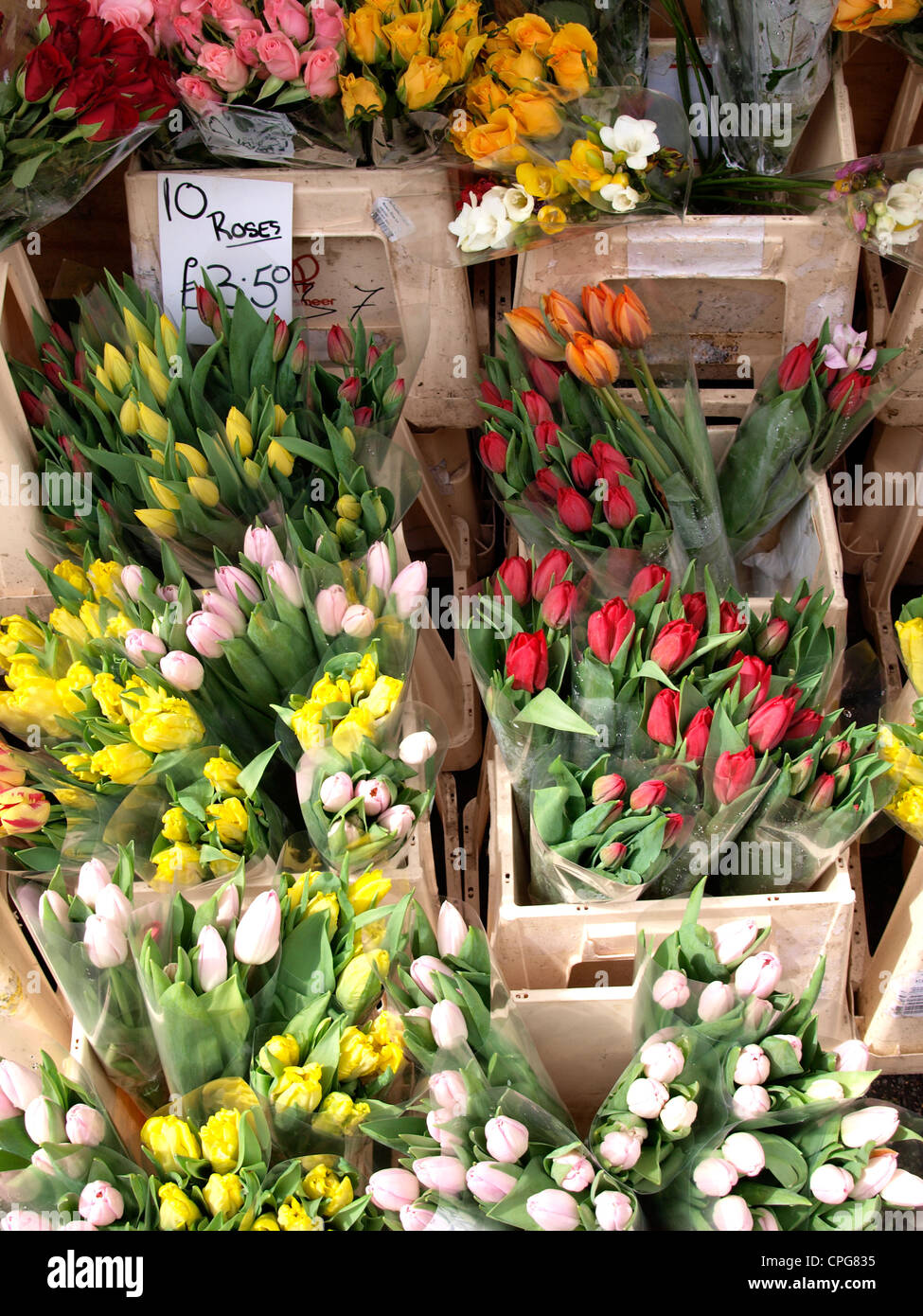 Cambridge flower market hires stock photography and images Alamy