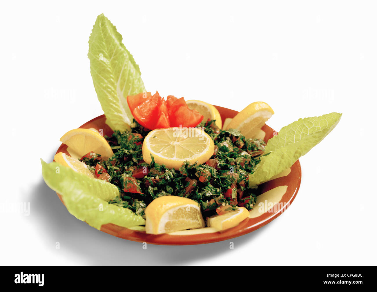 Lebanese food called Tabbouleh Stock Photo - Alamy