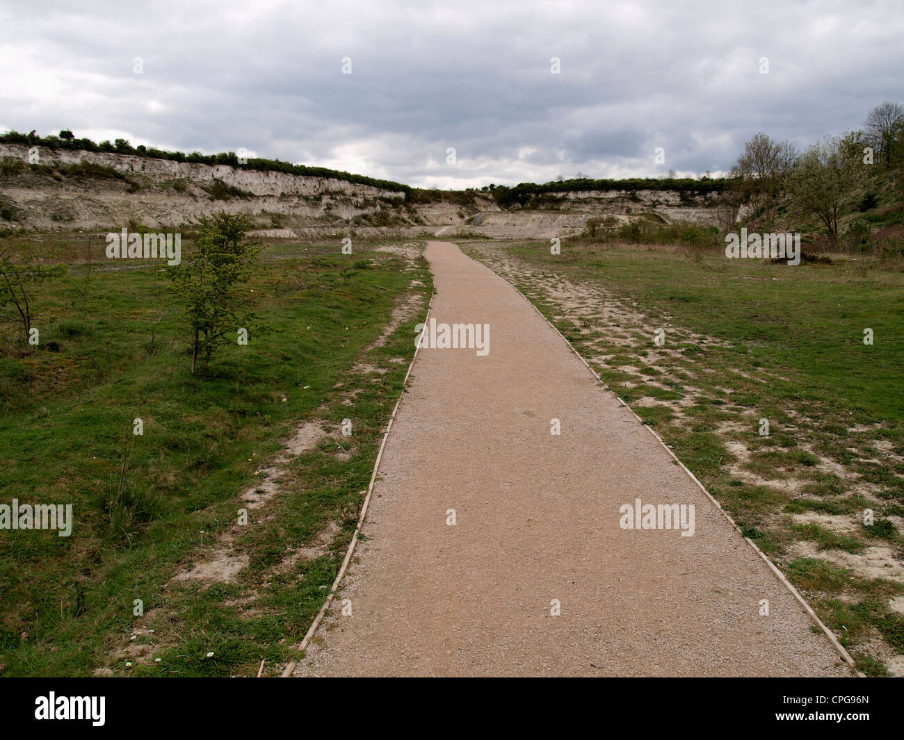 Cherry Hinton Chalk Pits Nature Reserve, Cambridge, UK Stock Photo Alamy
