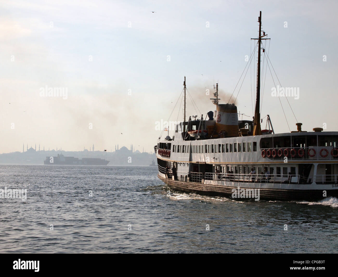 Ferry crossing the Bosphorus, Istanbul, Turkey Stock Photo - Alamy