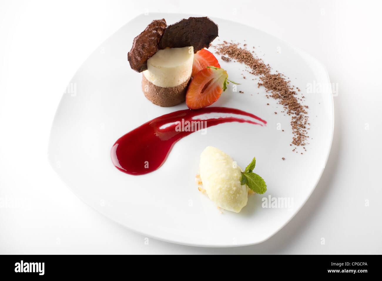 dessert Stock - Alamy
