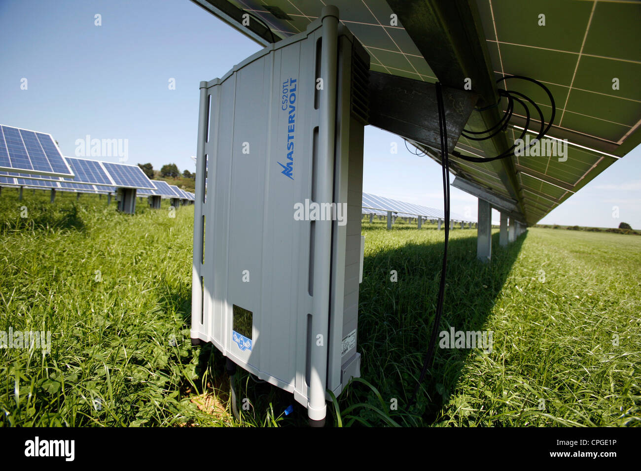 Green Energy Solar Farm Solar Panels Blackwater Newport Isle of Wight ...