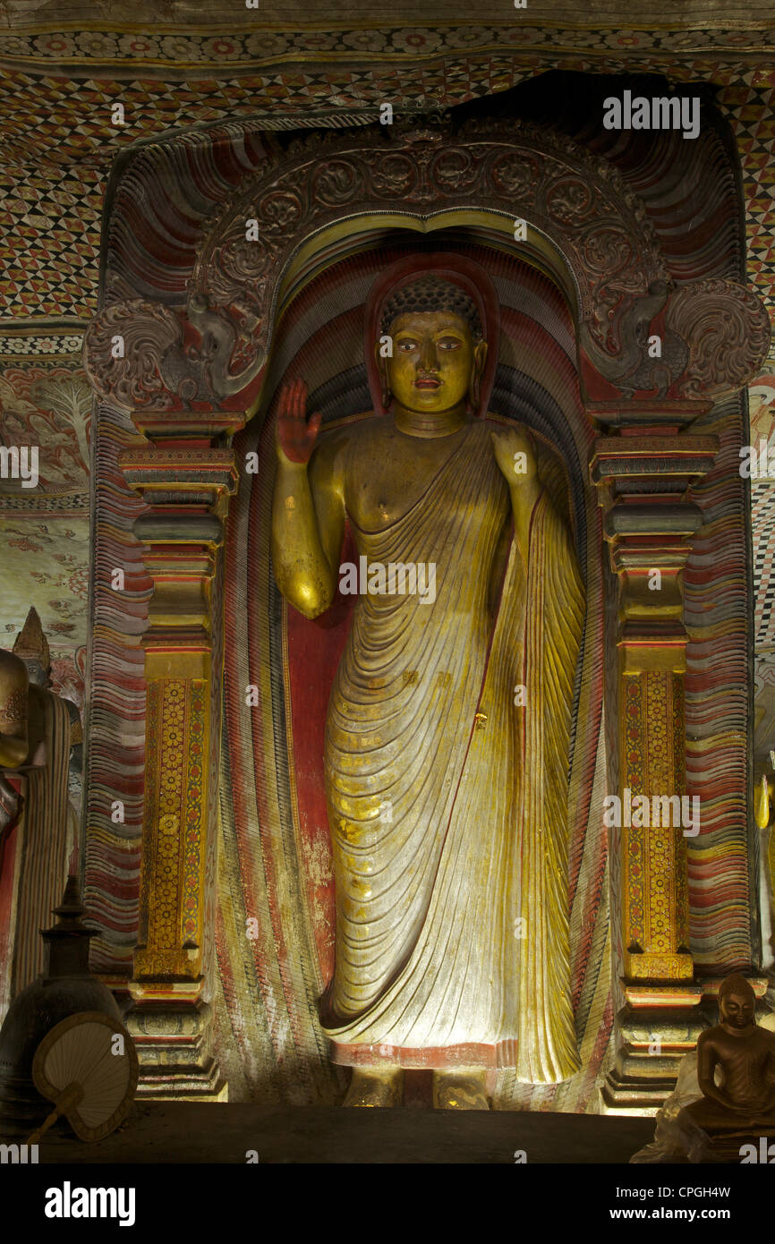 Dambulla Cave Temple, UNESCO, World Heritage Site, Sri Lanka, Asia Stock Photo