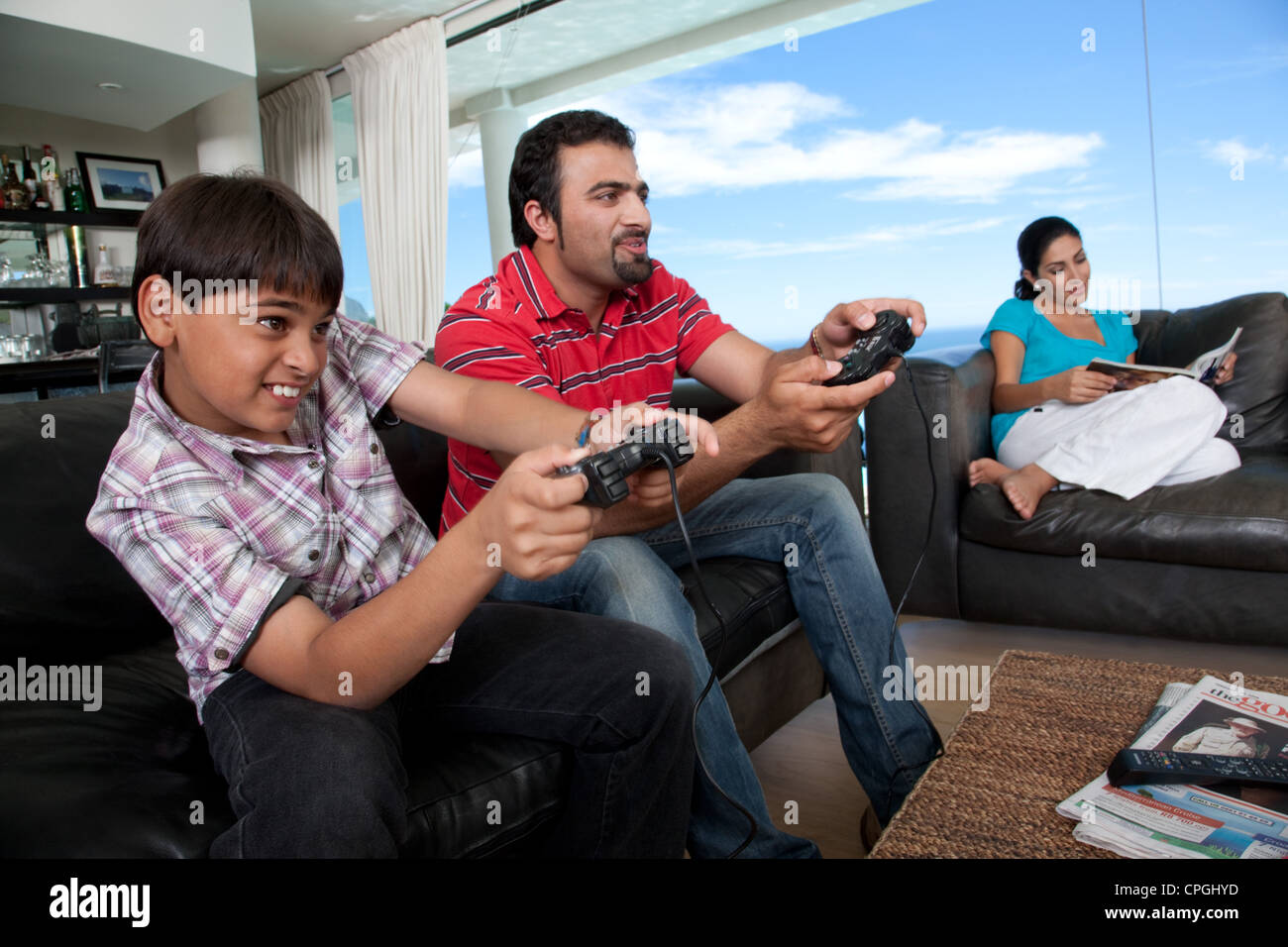 Dad and son best sale playing video games