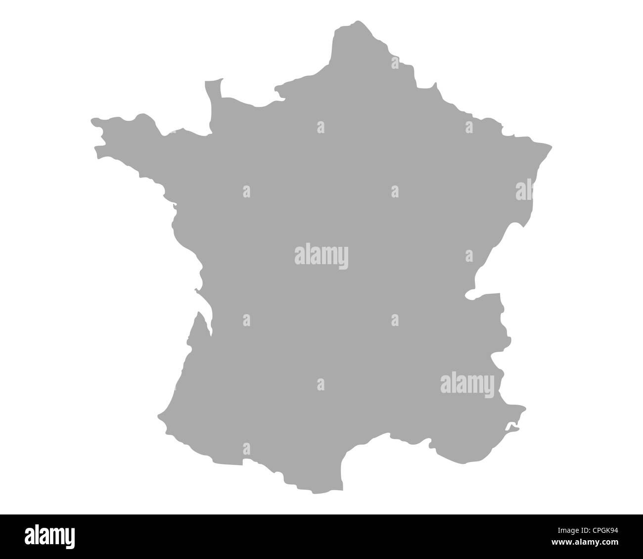 Map of France Stock Photo Alamy