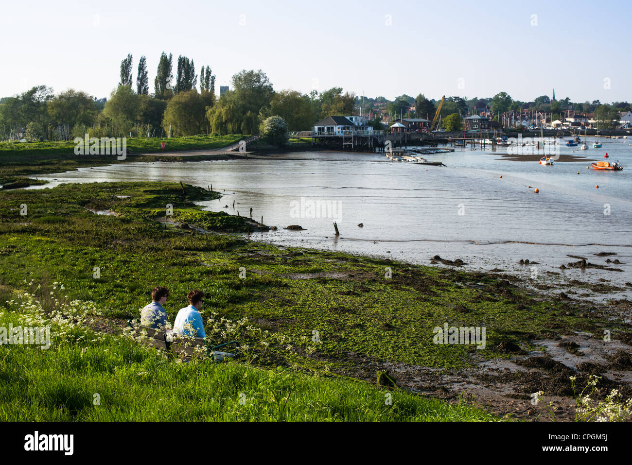 River Deben estuary across to Woodbridge, Suffolk, UK Stock Photo Alamy
