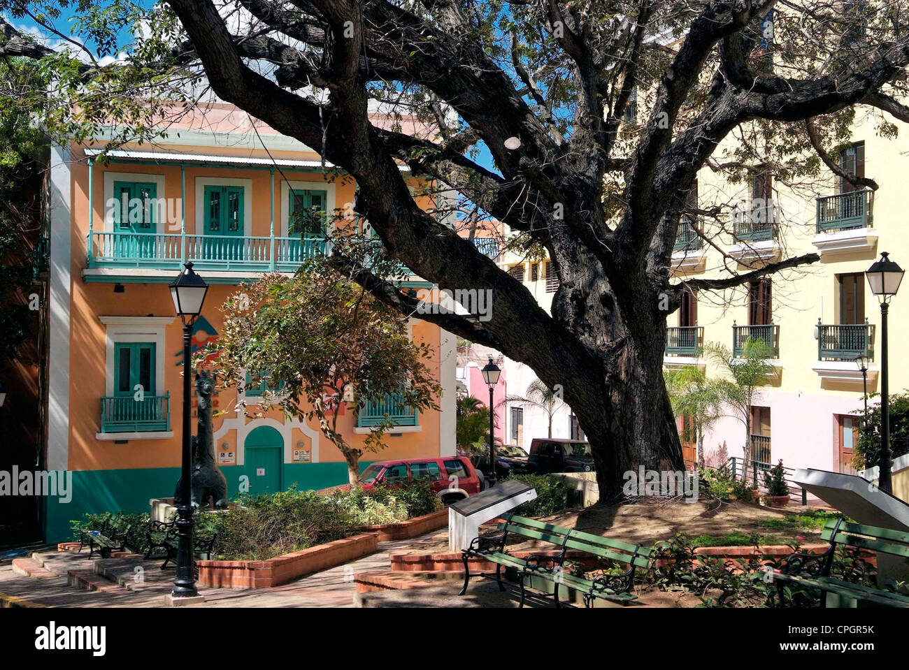 PUERTO RICO - SAN JUAN - The Old Town Del Cristo Stock Photo - Alamy