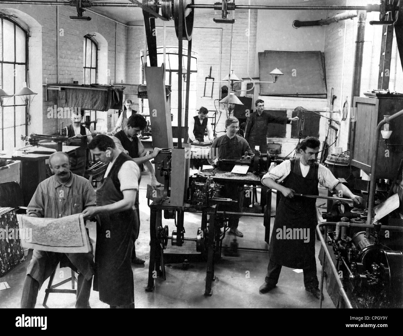 techncis, fine mechanical worker, early 1920s Stock