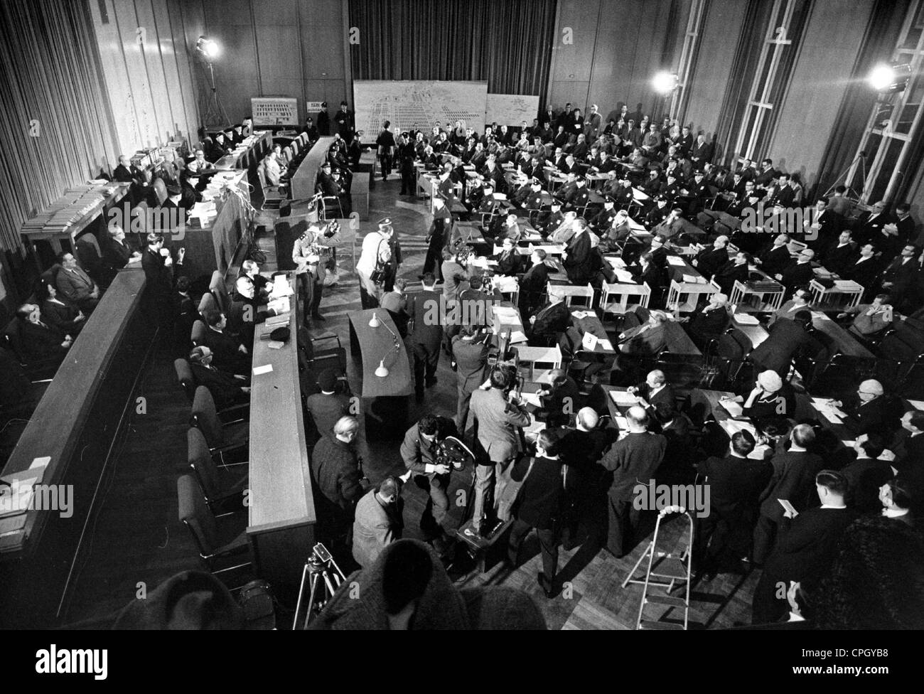 justice, trials, Auschwitz trials, 1st trial 1963 - 1965, Frankfurt am ...