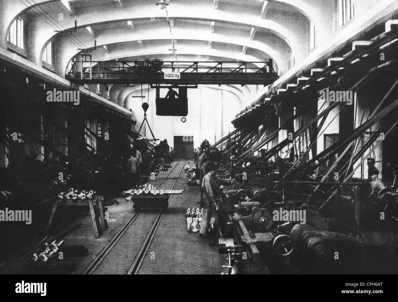 industry, metal industry, Krupp, production hall for metal devices, circa 1900, Additional-Rights-Clearences-Not Available Stock Photo
