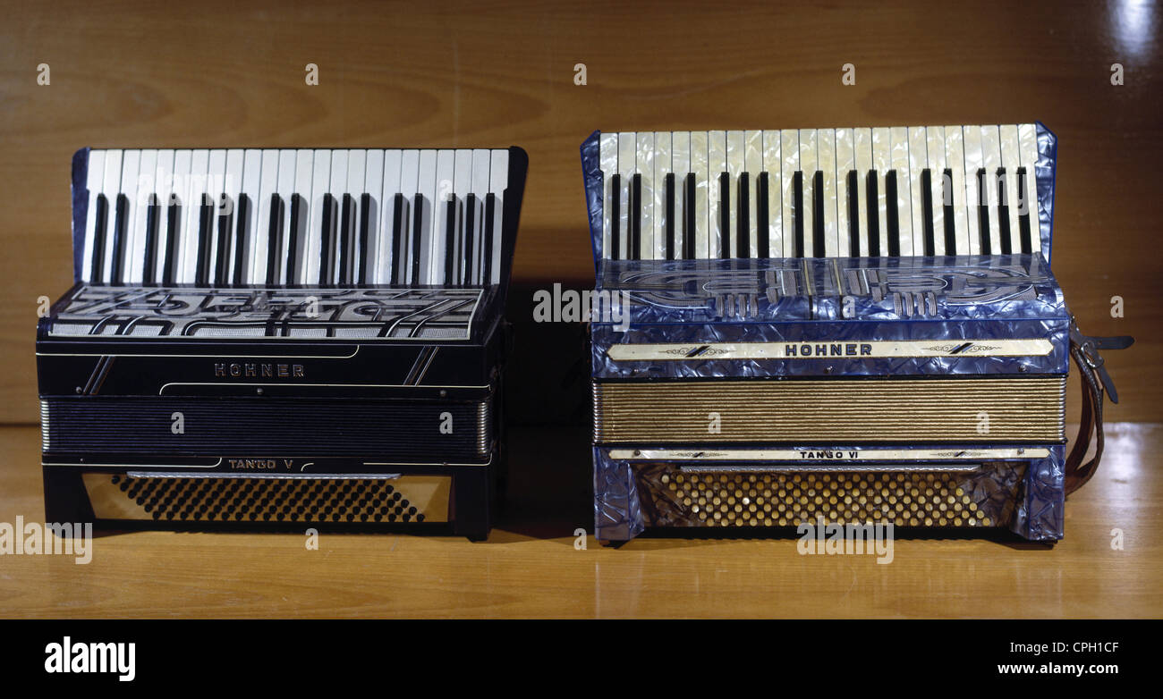 music, instrument, keyboard instruments, accordion, Hohner "Tango" V und  VI, Germany, , Additional-Rights-Clearences-Not Available Stock Photo -  Alamy