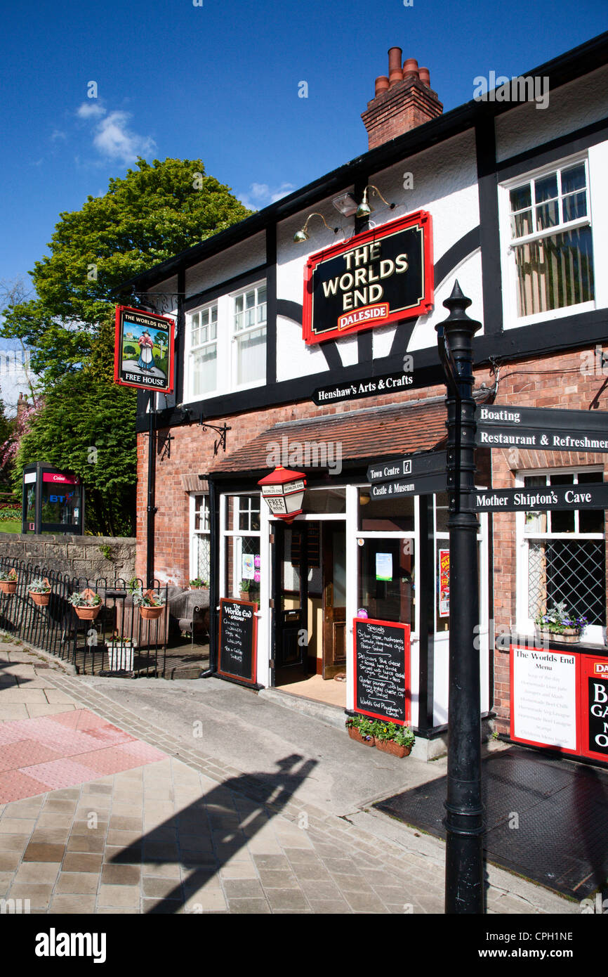 The Worlds End Pub Knaresborough North Yorkshire England Stock Photo Alamy