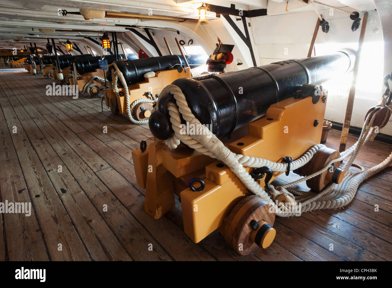 UK, United Kingdom, Europe, Great Britain, Britain, England, Hampshire, Portsmouth, Historic, Dockyard, HMS Victory, Ship, Ships Stock Photo