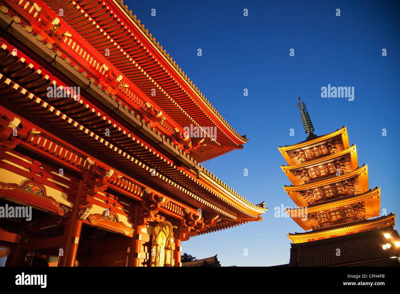Asia, Japan, Tokyo, Asakusa, Asakusa, Kannon Temple, Sensoji, Temple ...
