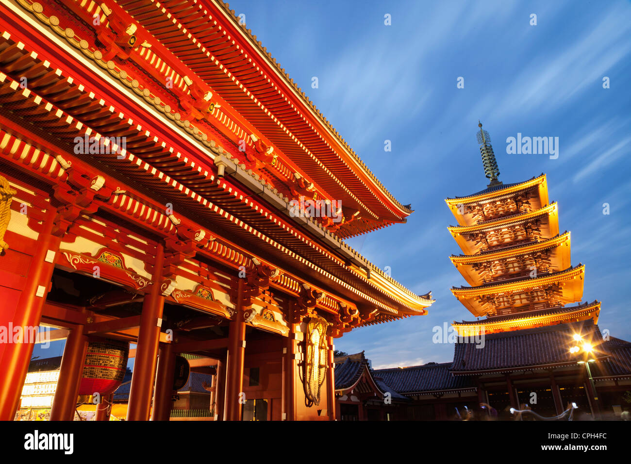 Asia, Japan, Tokyo, Asakusa, Asakusa, Kannon Temple, Sensoji, Temple ...