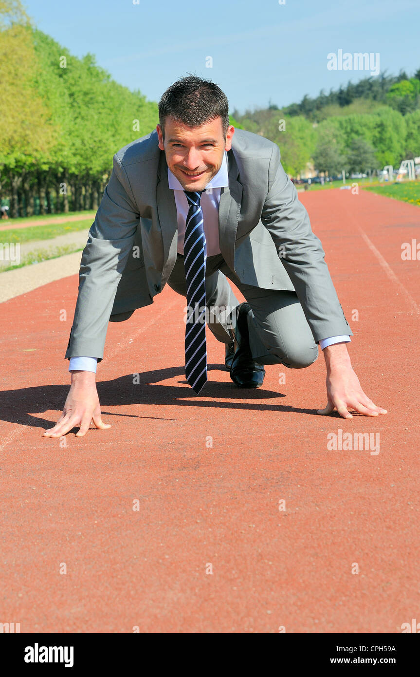 Starting blocks hires stock photography and images Alamy