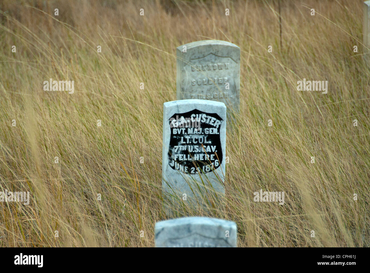 location, Custer, General, grave, fell, last stand hill, little bighorn