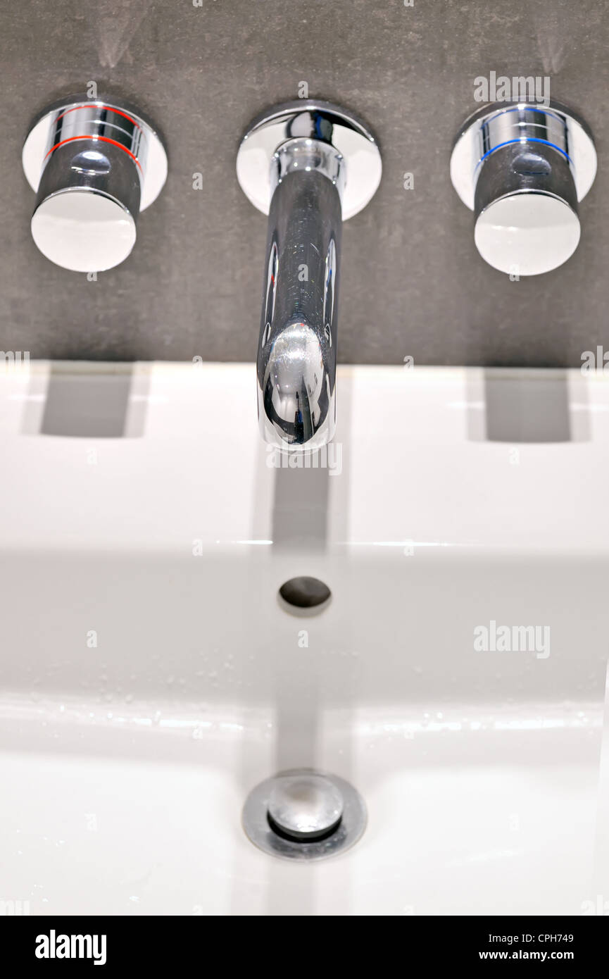 modern designer tap Stock Photo Alamy