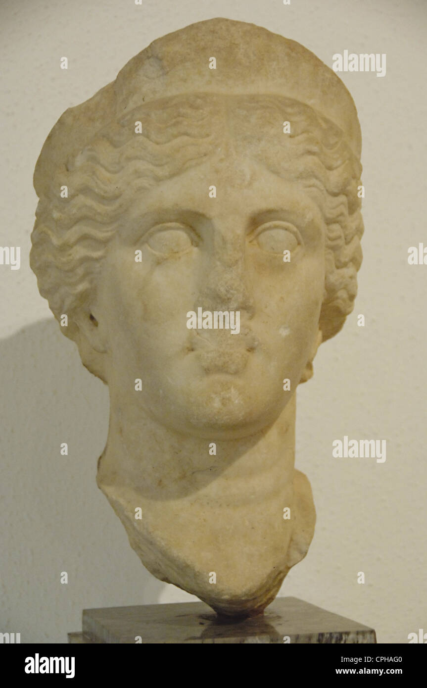 Roman Art. Spain. Female bust. It comes from Carmona (Sevilla). 2nd3rd