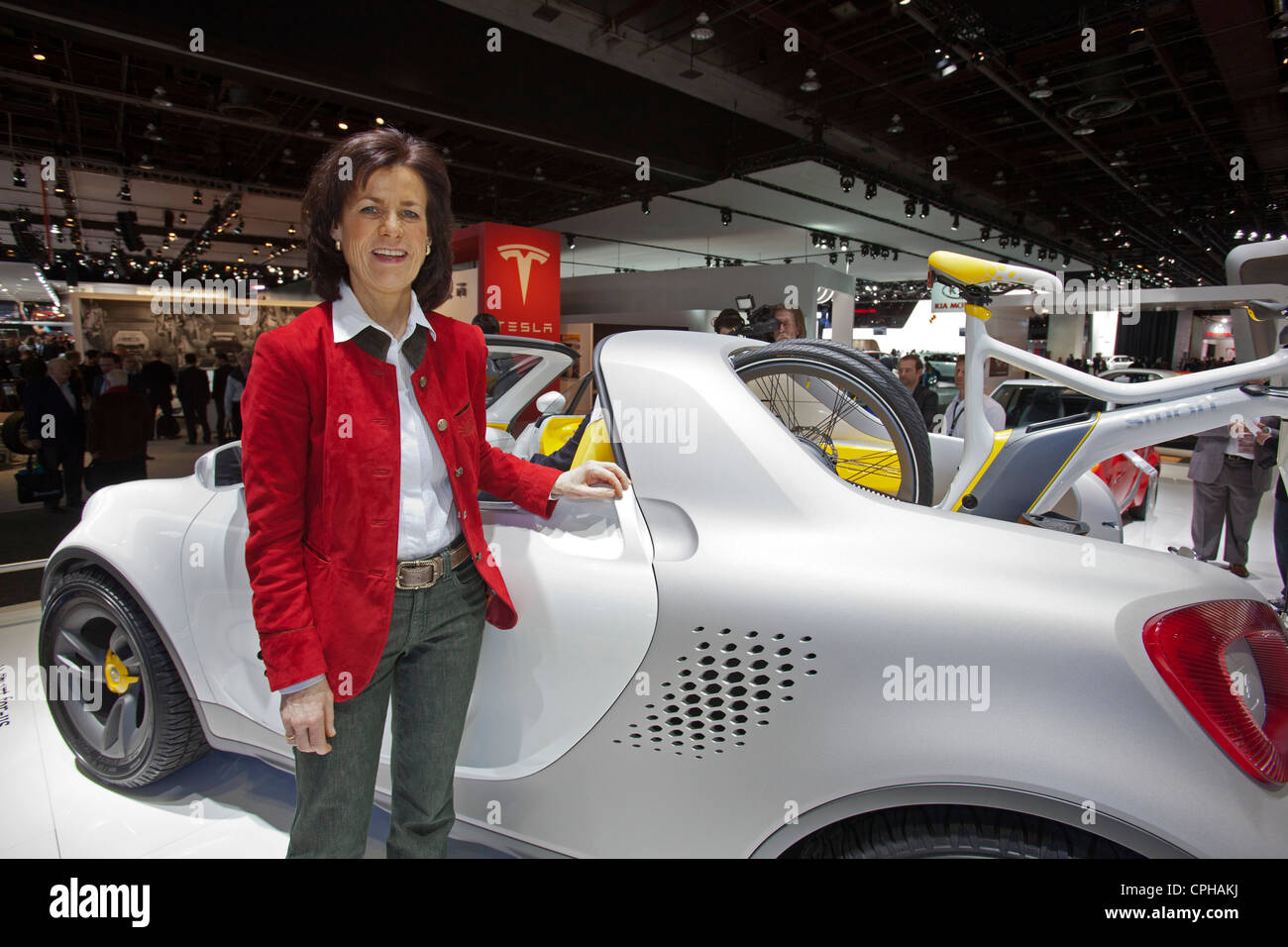 Annette Winkler, head of Daimler's SMART car unit Stock Photo