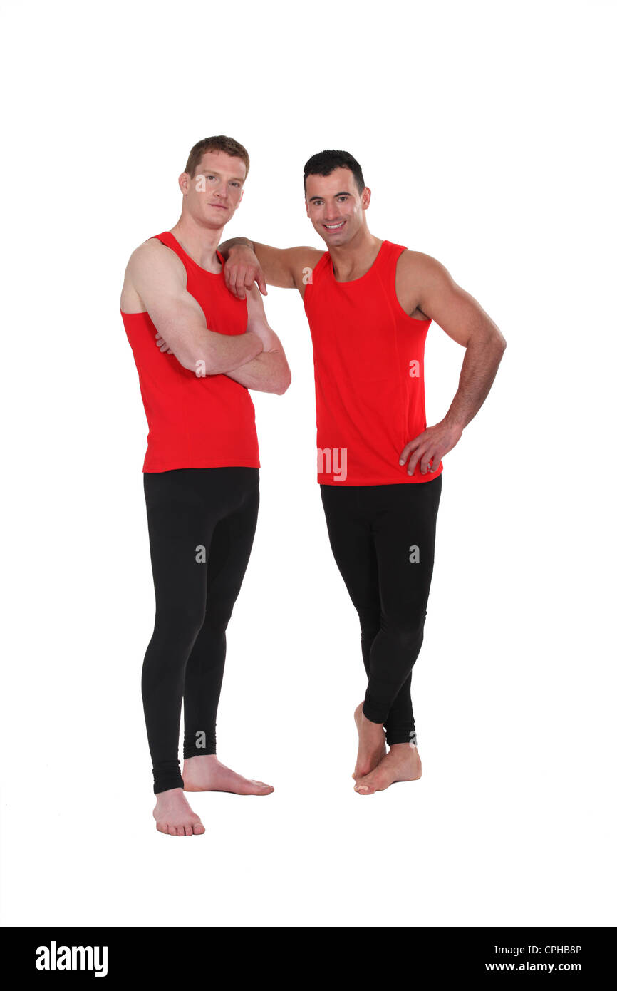 Men in leggings Stock Photo - Alamy