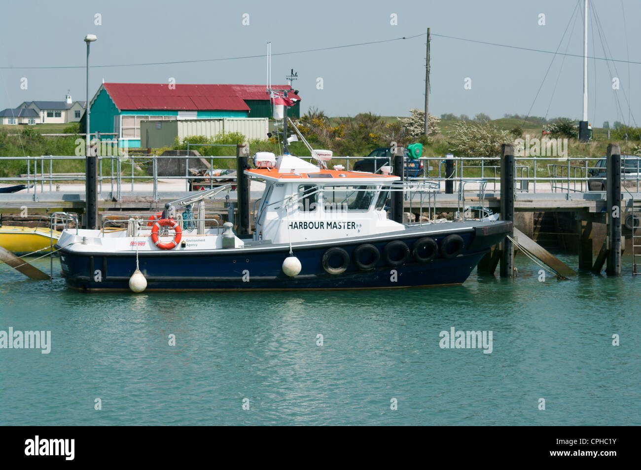 The Environment Agency Harbour Master Boat Harbourmaster Boats Stock