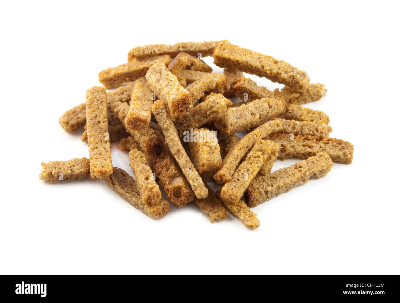 rusks isolated a white background Stock Photo - Alamy