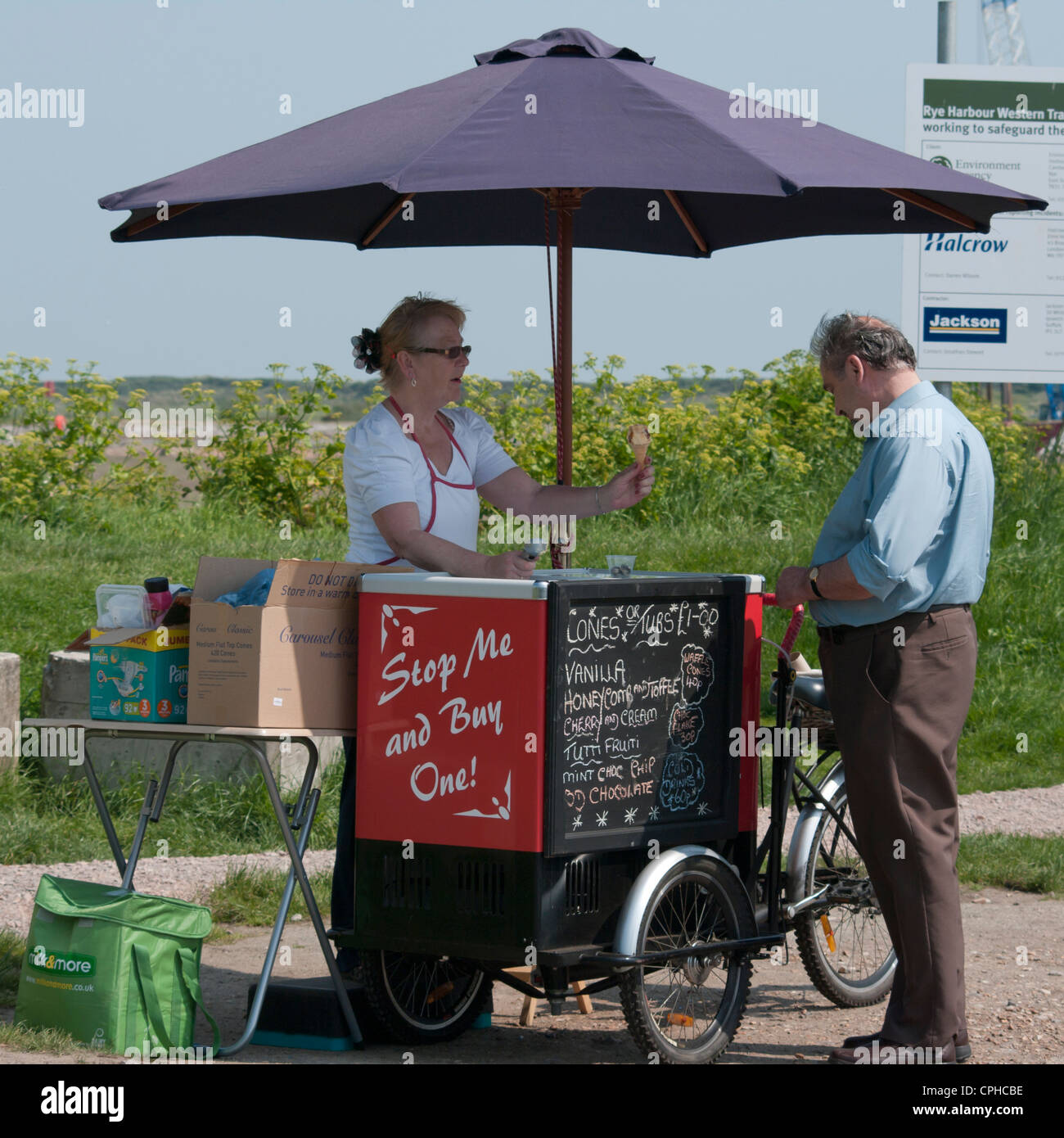 Traditional ice cream seller hires stock photography and images Alamy