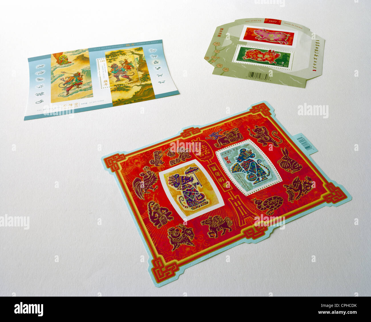 canadian chinese new year stamps