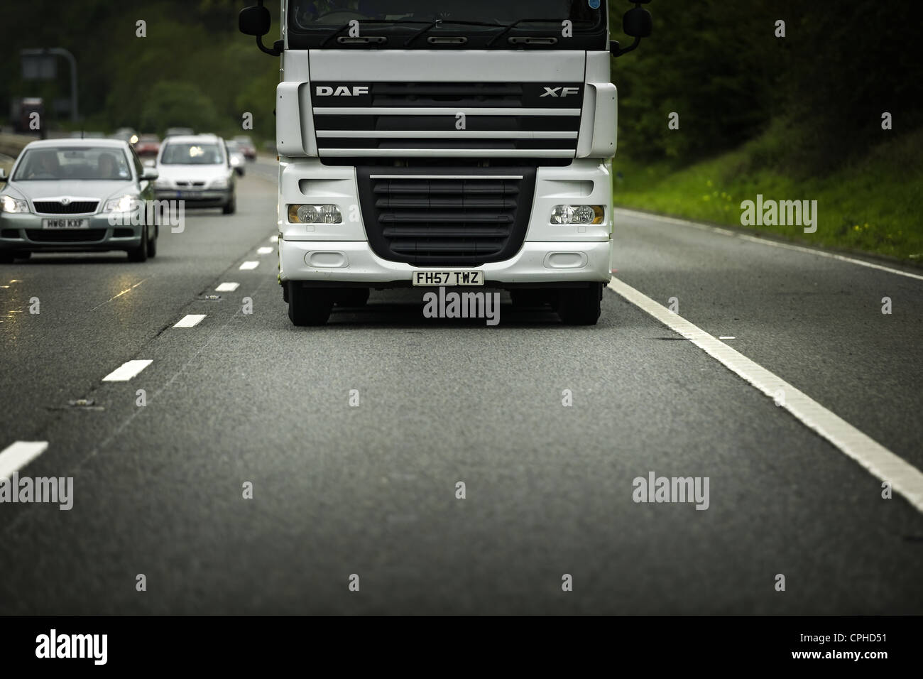 Motorway Logistics Stock Photo