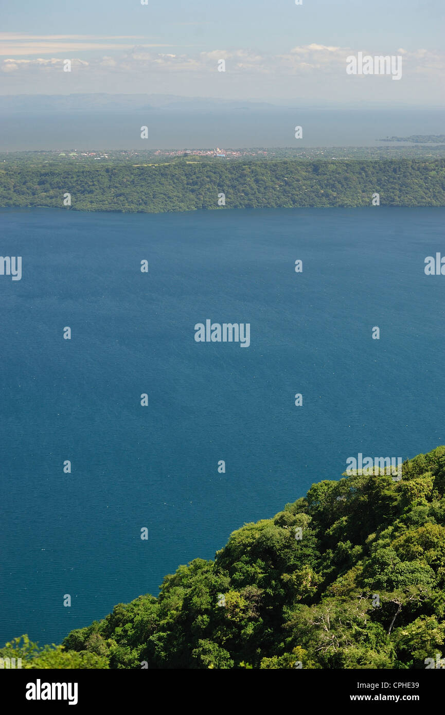 Granada, Laguna de Apoyo, Masaya, Nicaragua, Central America, UNESCO, World Heritage, site, lake, colonial town Stock Photo