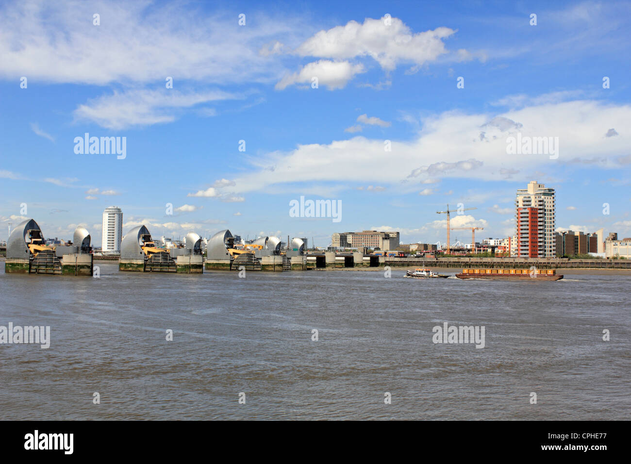Thames Barrier London Boat Stock Photos & Thames Barrier London Boat ...